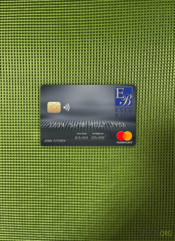 Comores Exim bank mastercard photolook recto